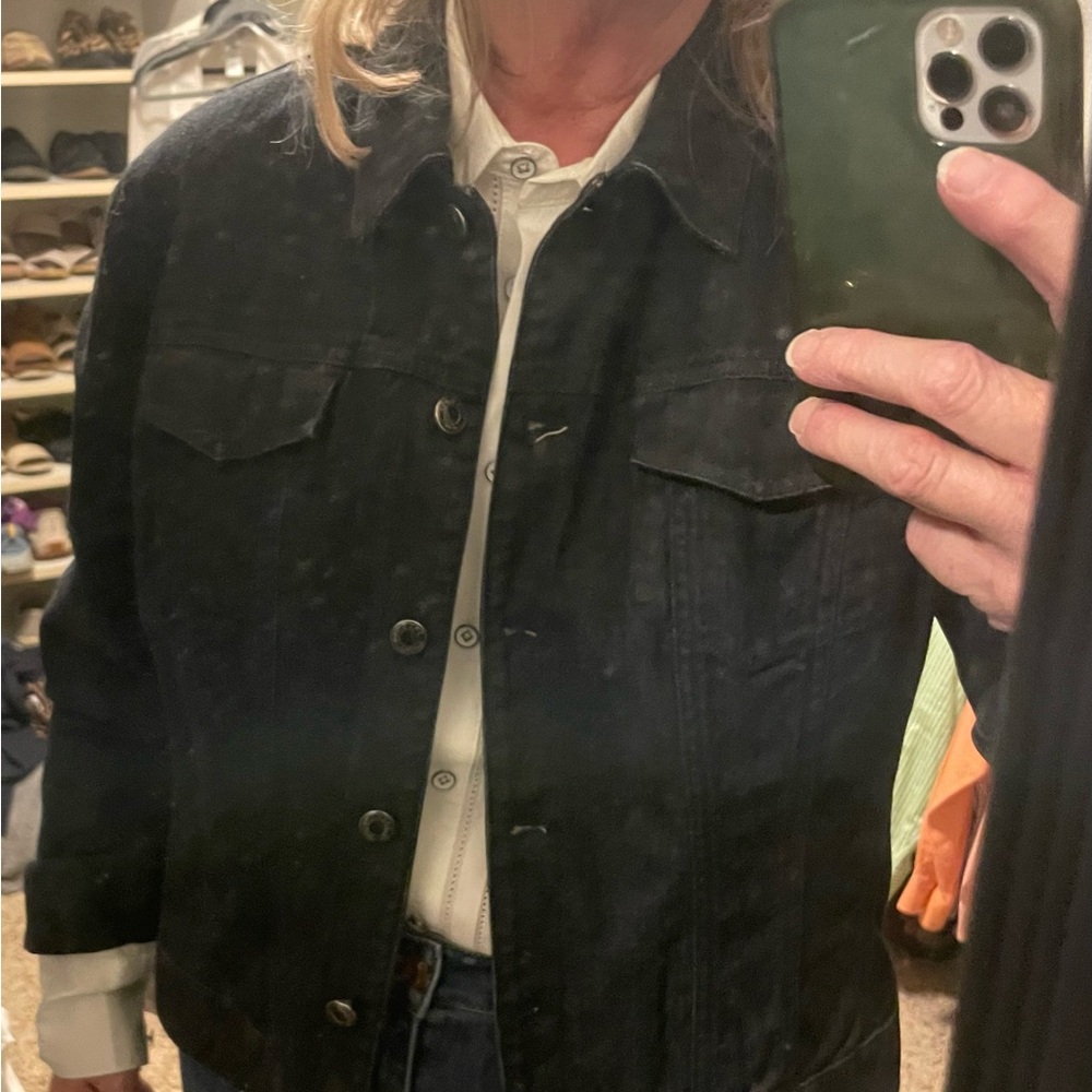 Talbots Dark Wash Denim Jacket